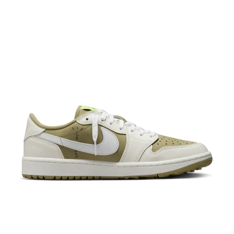 Air Jordan 1 Low Golf x Travis Scott - Neutral Olive. | جردن ۱ ترویس الیو گلف - Image 6
