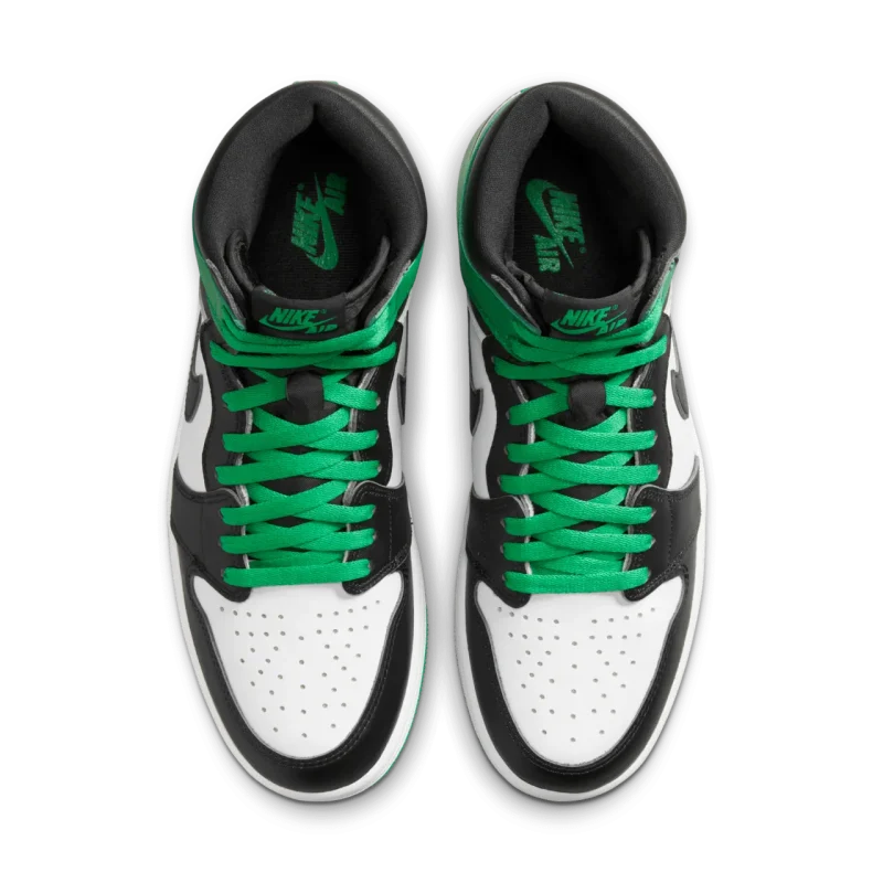 Air Jordan 1 High Black and Lucky Green | جردن ۱ لاکی گرین - Image 5