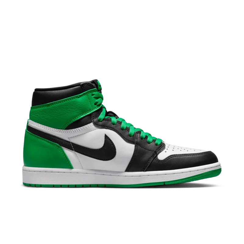 Air Jordan 1 High Black and Lucky Green | جردن ۱ لاکی گرین - Image 4